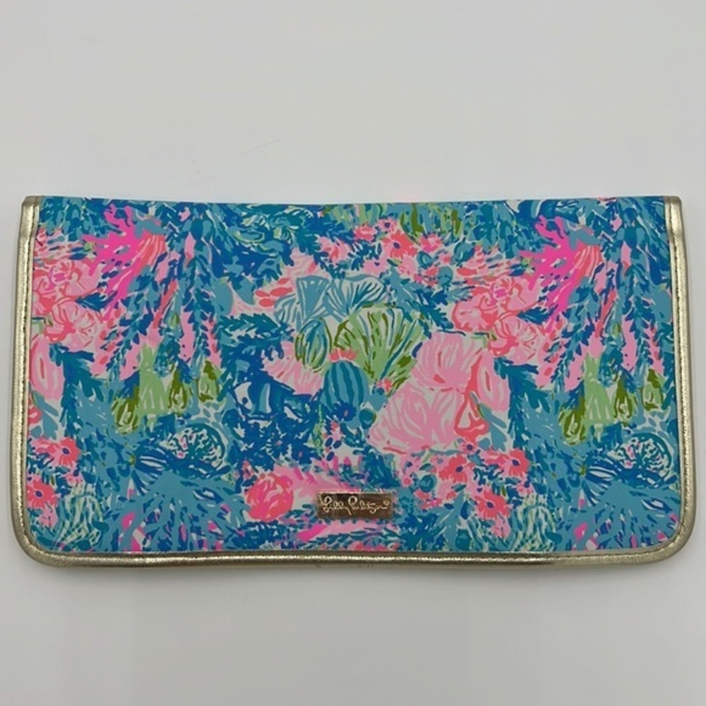 LILLY PULITZER Finished My Wish Vacation Style Travel Organizer Pouch